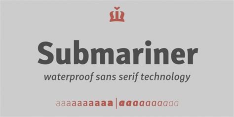 submariner typeface